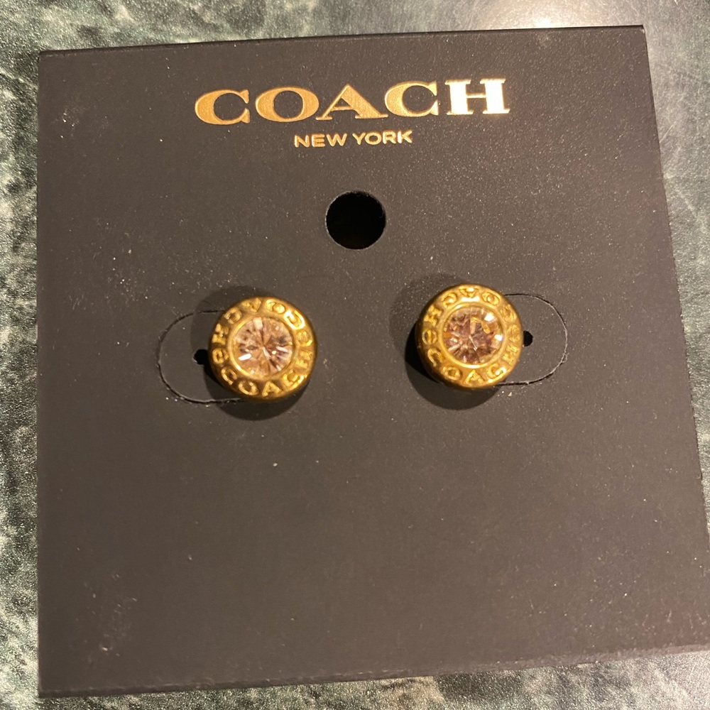 Coach earrings